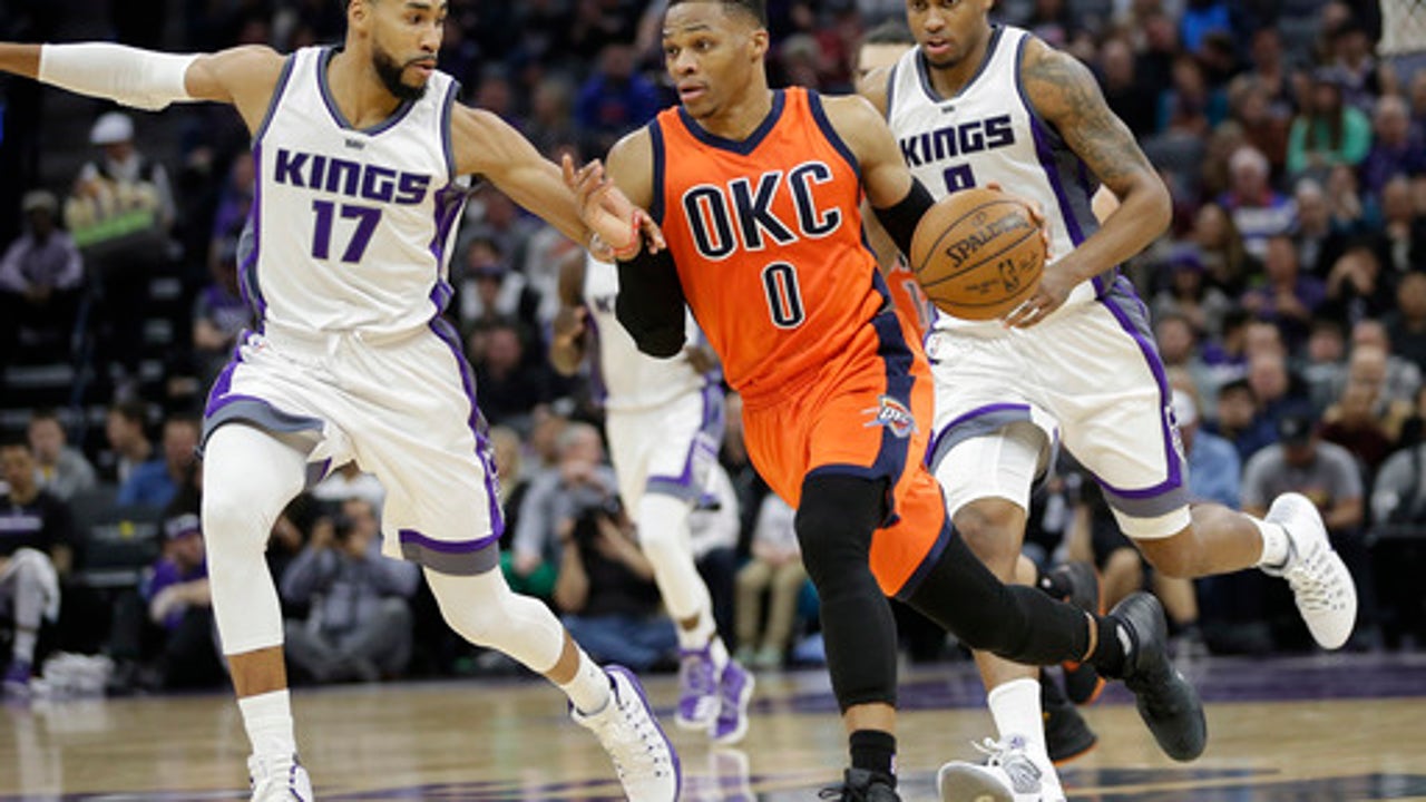 Westbrook gets 20th triple-double, Thunder beat Kings (Jan 15, 2017)
